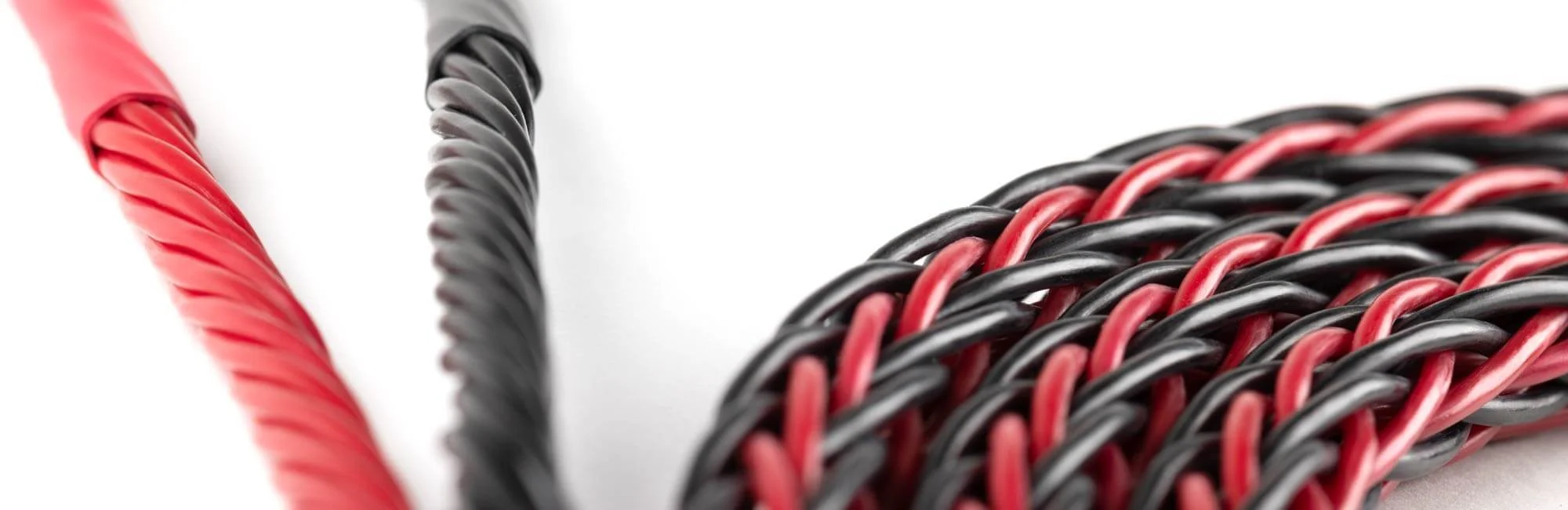 Kimber Kable Trenzado rojo y negro de la gama PR, el formato con el que nació la marca