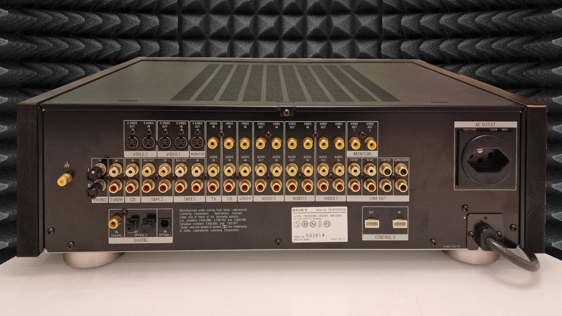 Sony Digital Processing Control Amplifier TA-E 2000 ESD - imagen 4
