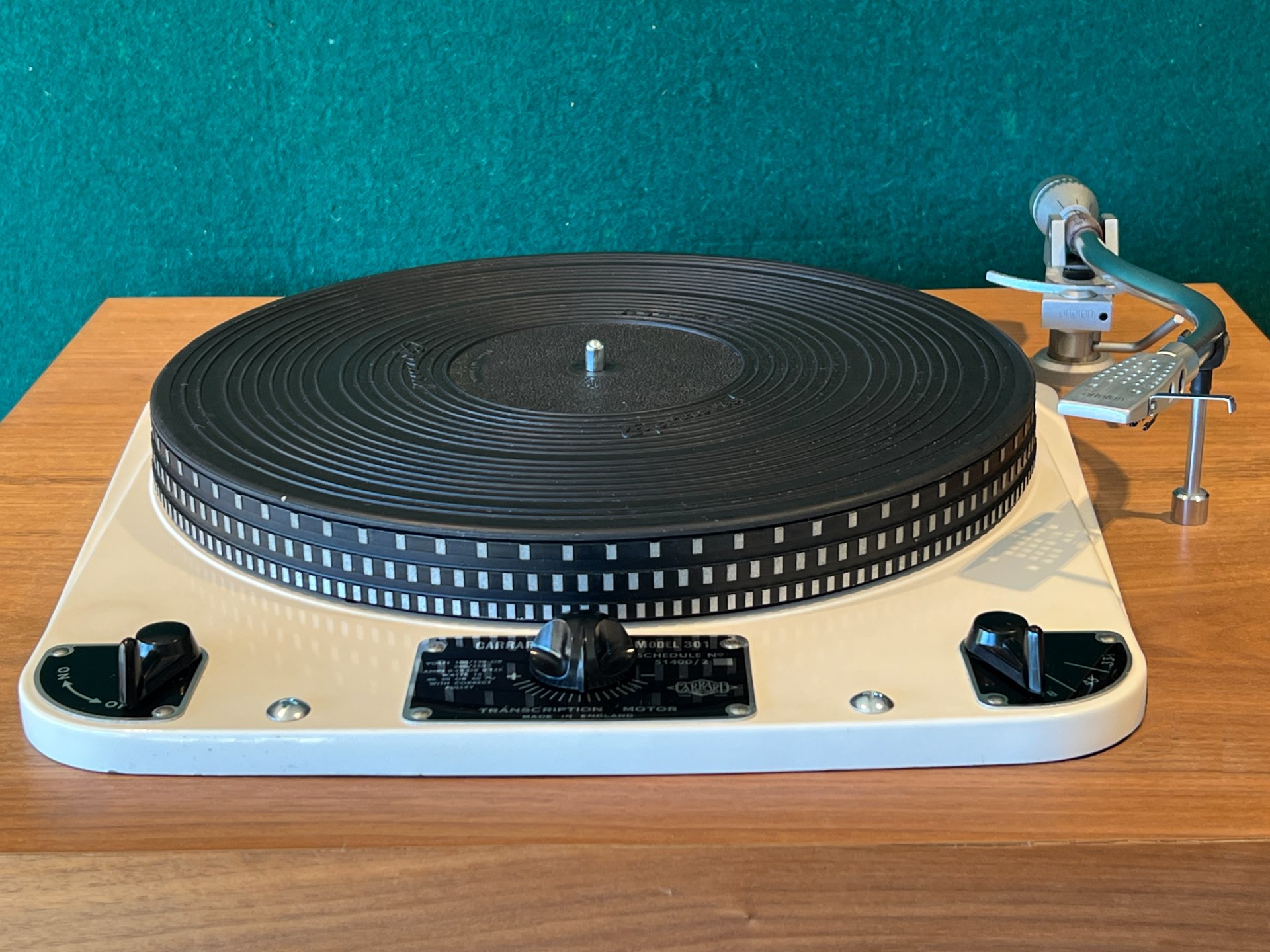 Giradiscos Garrard 301 con brazo Ortofon AS-212 - imagen 2