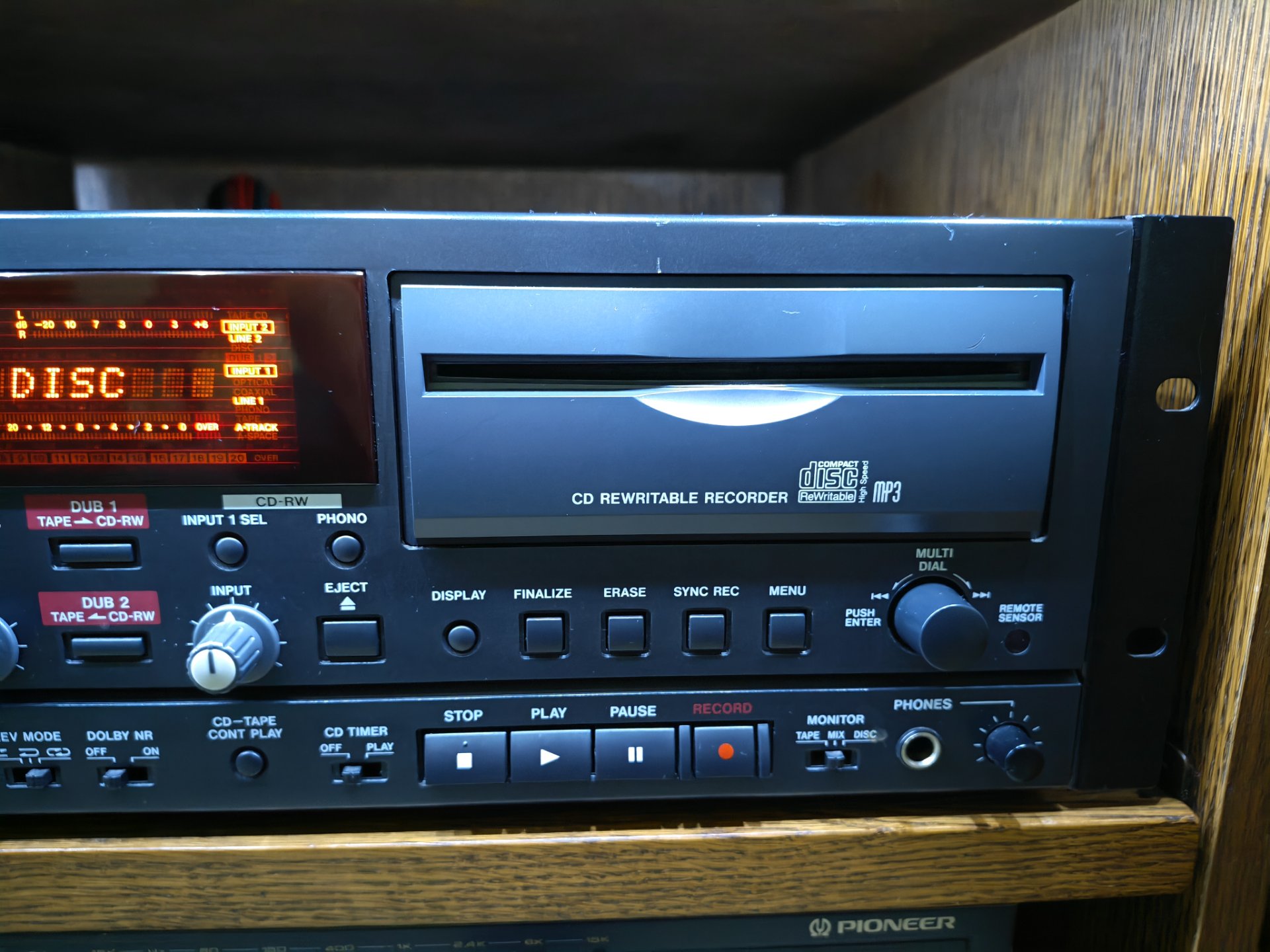 Grabadora CD, cassette y reproductora