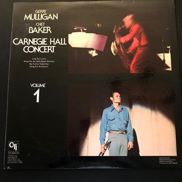 Gerry Mulligan & Chet Baker — Carnegie Hall Concert Volume 1
