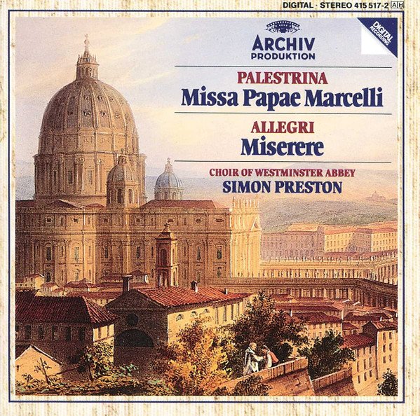 Palestrina / Allegri — Missa Papae Marcelli / Miserere
