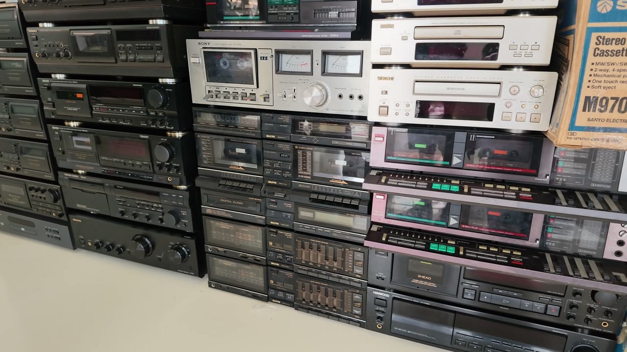 La torre de pletinas de cassette de Ángel
