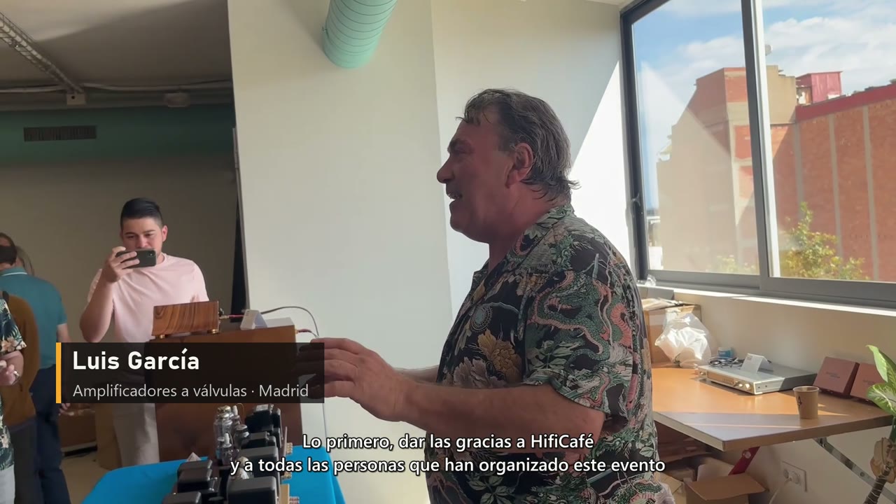 Luis García: amplificadores de válvulas 300B construidos a mano